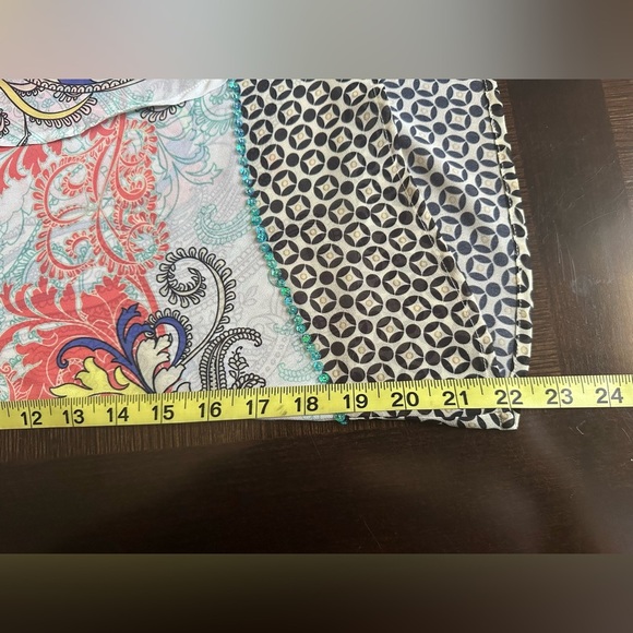 Soft Surroundings Colorful Paisley Open Front Cardigan (755) - Picture 11 of 13